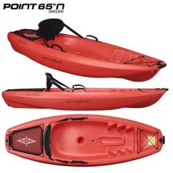 Kayak Enfant Point 65°N Plutini Sit-On-Top Rouge