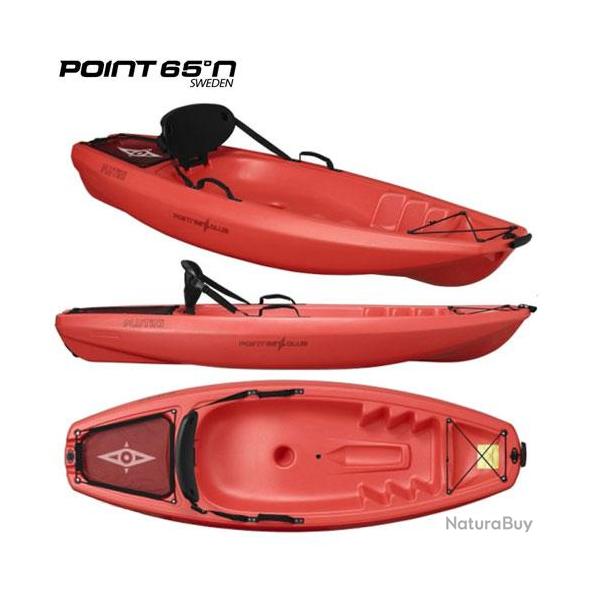 Kayak Enfant Point 65N Plutini Sit-On-Top Rouge