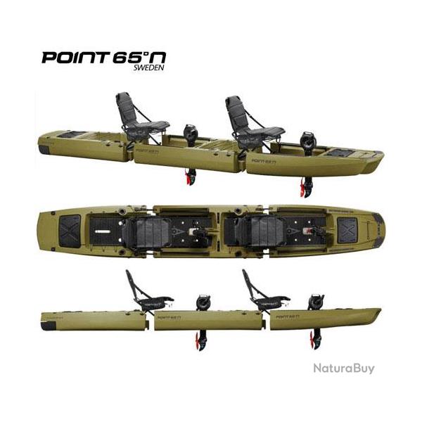 Kayak Point 65N KingFisher Duo Modulable Vert Arme 2 places