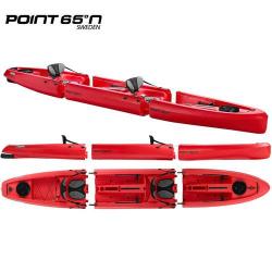 Kayak Point 65°N Mojito Duo Sit-On-Top Modulable Rouge 2 places