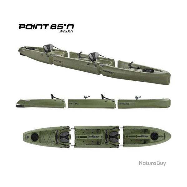 Kayak Point 65N Mojito Angler Duo Sit-On-Top Modulable Vert 2 places