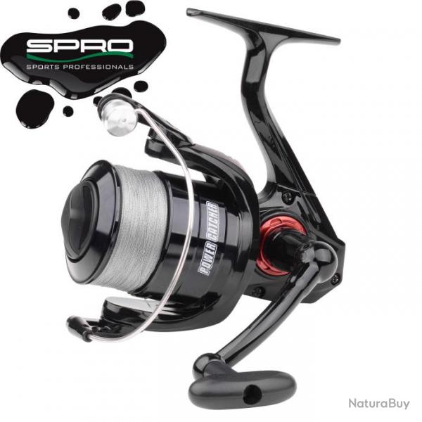 Moulinet Spinning Spro Power Catcher 3000 avec tresse 0.20mm