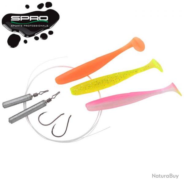 DESTOCKAGE ! Leurre Power Catcher Dropshot Kit 65 UV Flash Spro