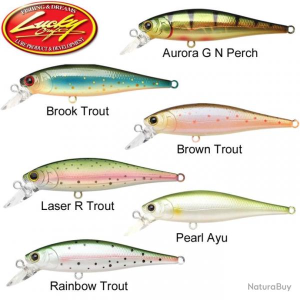 Leurre Lucky Craft Pointer 65 - 6,5cm Rainbow trout