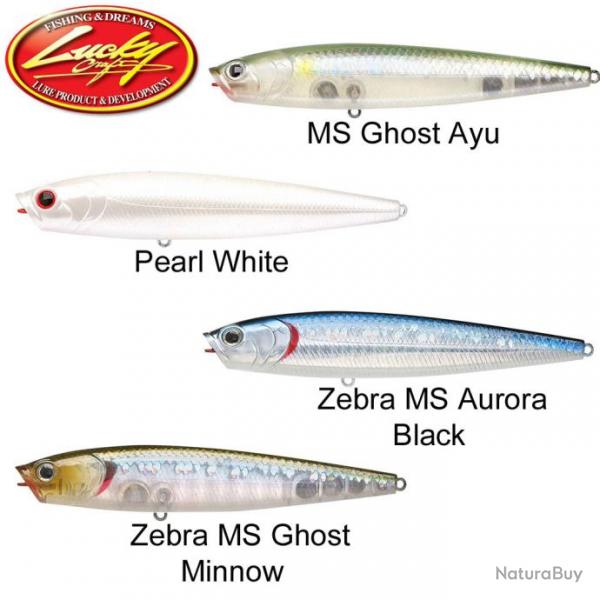 Leurre Lucky Craft SW Gunfish 115 - 11,5cm Zebra MS aurora black