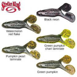 Leurre Rage Toad Strike King 10cm Green Pumpkin Chart Laminate