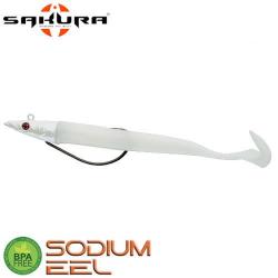 Leurre Sodium EEL 110 Sakura 110mm Jighead 7g Pearl white
