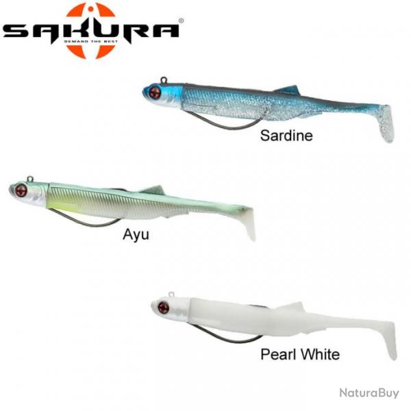 Leurre Sodium Texshad 100 Sakura 100mm Jighead 7g Sardine