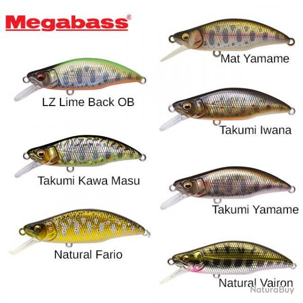 Leurre Great Hunting 51 Humpback Megabass 5,1cm Lime Back OB