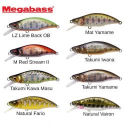 Leurre Great Hunting 64 Humpback Megabass 6,4cm Lime Back OB