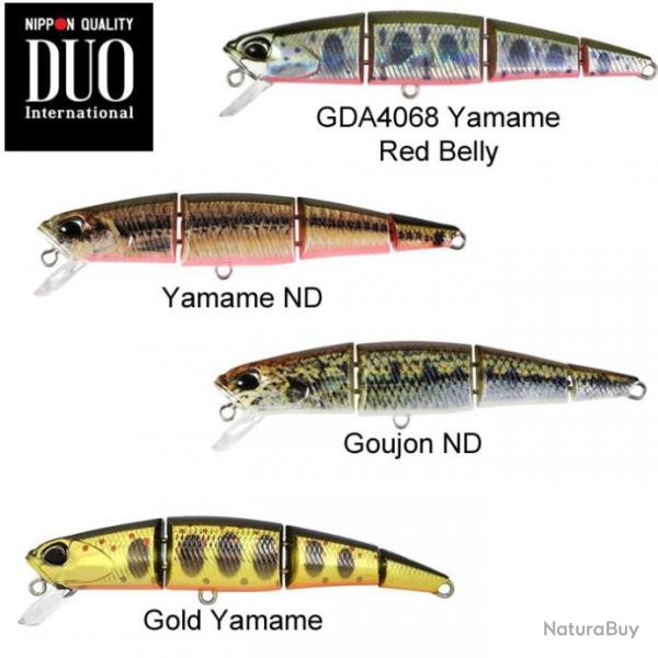 Leurre Ryuki Duo Quattro 70S - 7cm GDA4068 Yamame Red Belly