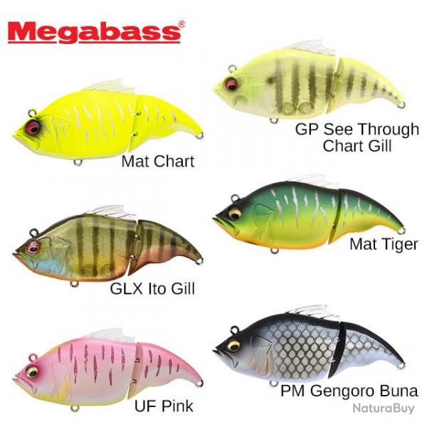 DESTOCKAGE ! Leurre Vatalion Megabass 115F - 11,5cm Redfin Perch