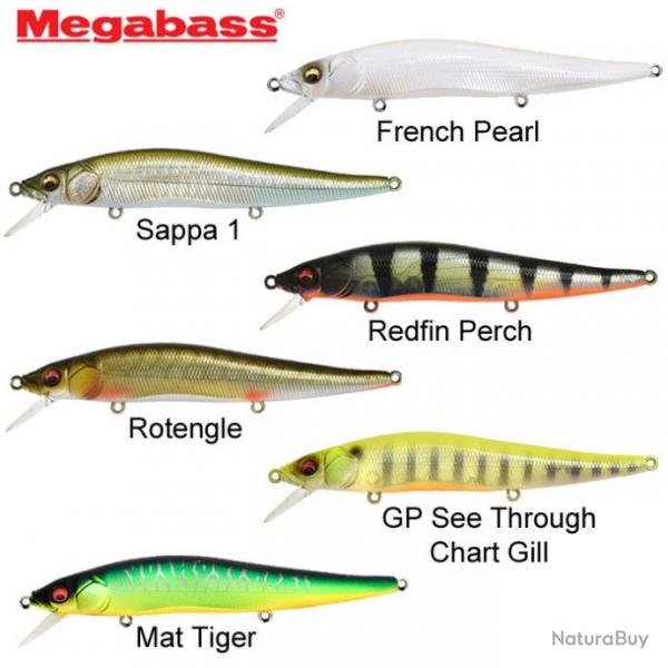 DESTOCKAGE ! Leurre Vision 110 FW Suspending Megabass 11cm Redfin Perch