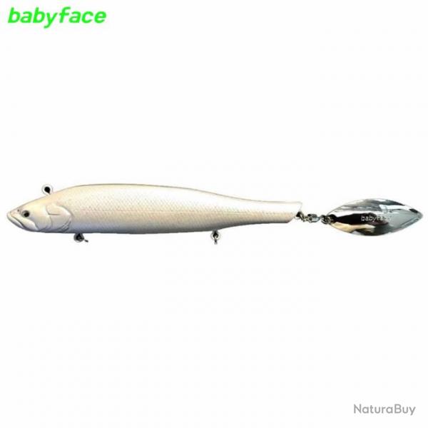Leurre Babyface SM-135S - 50G - 13,5cm Pearl White Silver Flake