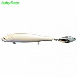 Leurre Babyface SM-85S - 8,5cm Pearl White Silver Flake