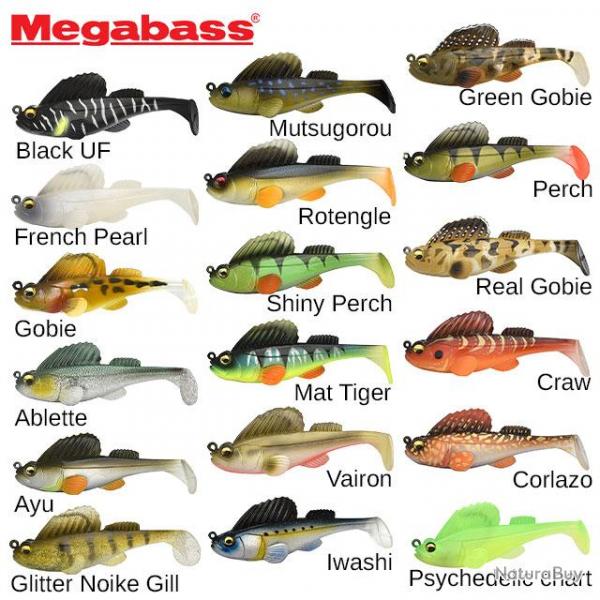 Leurre Dark Sleeper Megabass 3 - 3/8 - 7,7cm Gobie