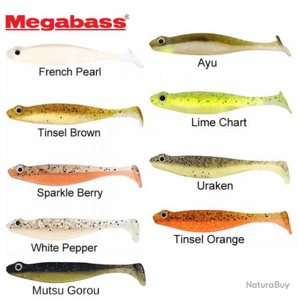 Leurre Hazedong Shad 4.2 Megabass 10,5cm Ayu