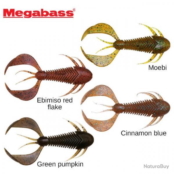 Leurre Rock Hog 3.0 Megabass 7,6cm Green pumpkin