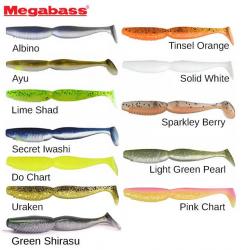 Leurre Super Spindle Worm 4 Megabass 10cm Ayu