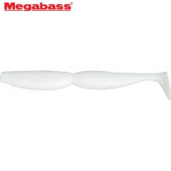 Leurre Super Spindle Worm 4 Megabass 10cm Solid white
