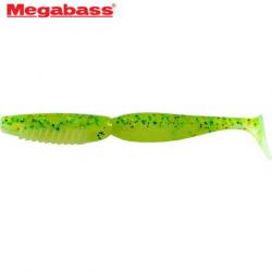 Leurre Super Spindle Worm 5 Megabass 12,5cm Lime shad