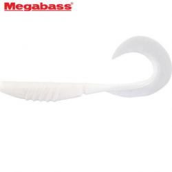 Leurre X Layer Curly 5" Megabass 12,5cm Solid white