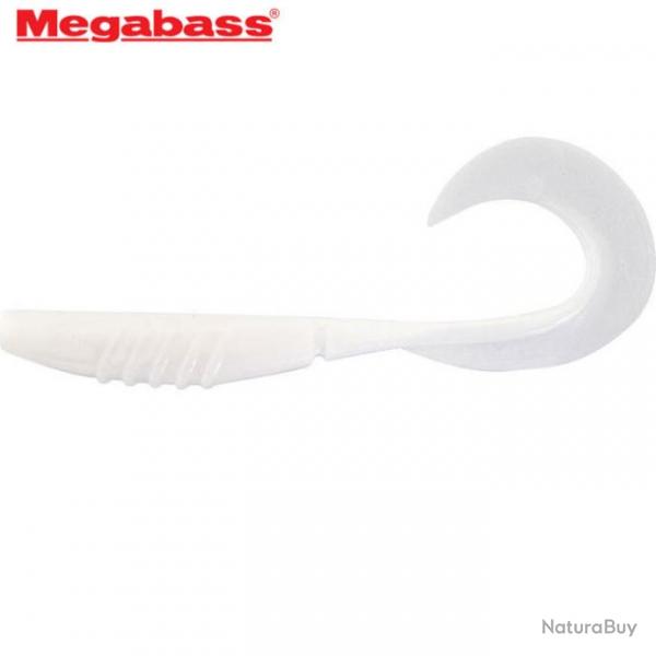 Leurre X Layer Curly 5 Megabass 12,5cm Solid white"
