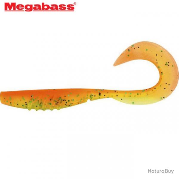Leurre X Layer Curly 7 Megabass (les 4) - 17cm Orange chart"