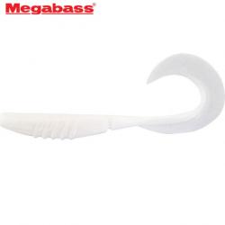 Leurre X Layer Curly 7" Megabass (les 4) - 17cm Solid white