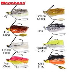 Leurre Megabass Uoze Swimmer 3/8oz (10g) Reaction chart