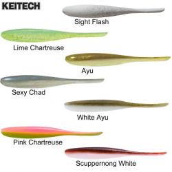 Leurre Keitech Shad impact 3 - 7,6cm Ayu