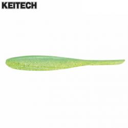 Leurre Keitech Shad impact 3 - 7,6cm Lime Chartreuse