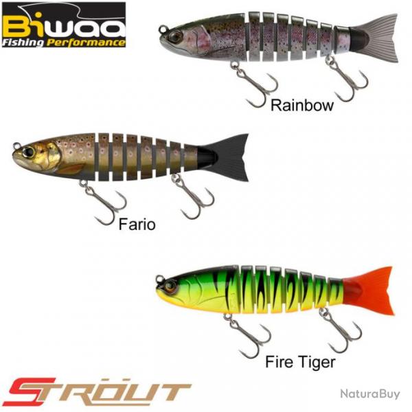 Leurre Strout 6.5 Biwaa 160mm 52g Rainbow