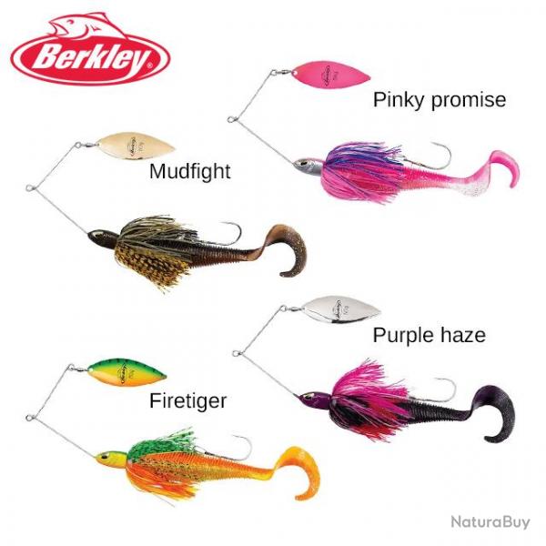 Leurre Zilla Spinnerbait 25gr Berkley 18cm Purple Haze