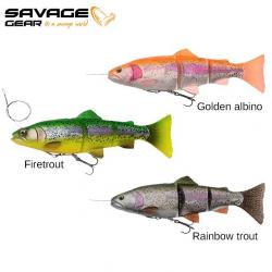 Leurre 4D Line Thru Trout Savage Gear 15CM 40G Medium Sink Rainbow