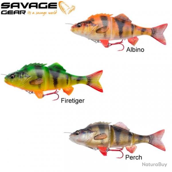 Leurre 4D Line Thru Savage Gear Perch 17CM 63G Slow Sink Firetiger