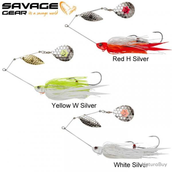 Leurre DA Bush Spinnerbait Savage Gear 21 CM 55G  White Silver