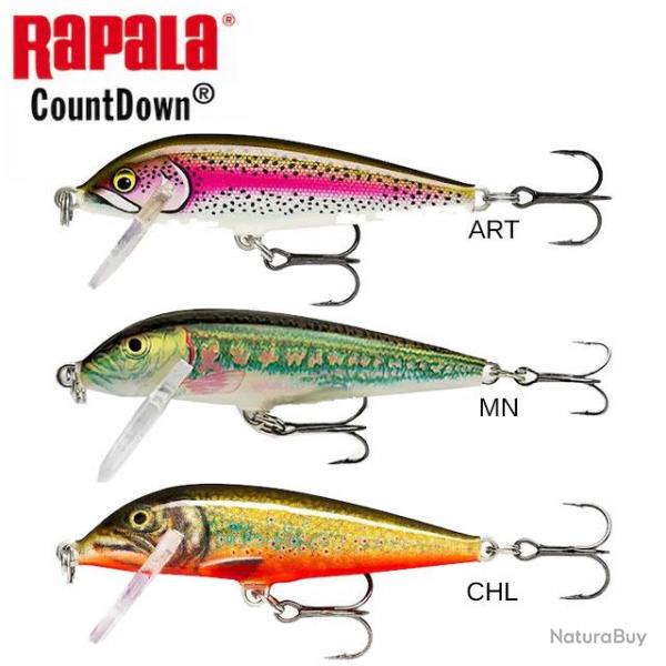 Leurre Countdown Rapala CD05 5cm 5g ART