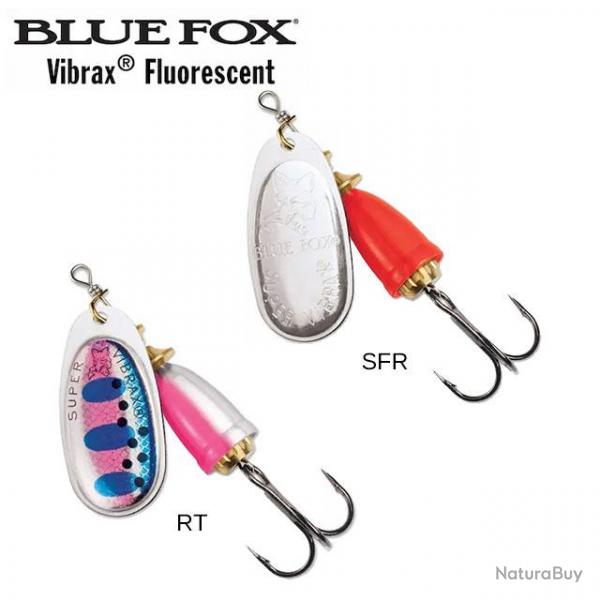 Leurre Vibrax Fluo Blue Fox 1 4g RT