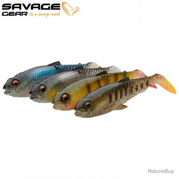 Leurre Craft Cannibal Paddletail Savage Gear 10.5cm 12g Clear Water Mix (les 4)