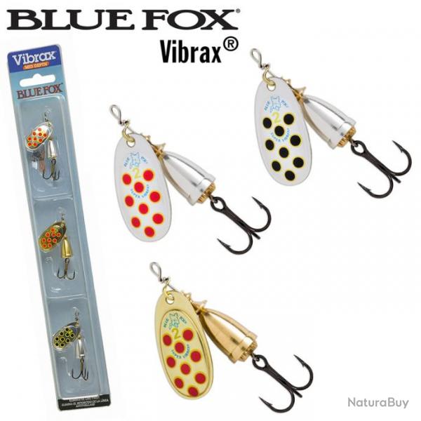 Leurre Kit Vibrax Blue Fox Expert 2SYB SYR GYR