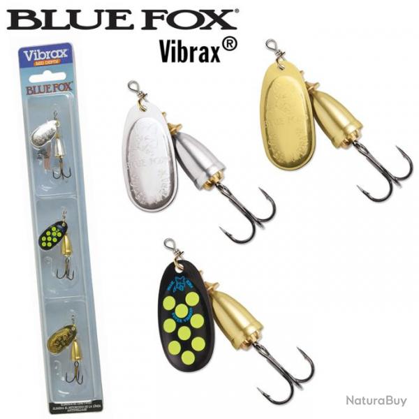 Leurre Kit Vibrax Blue Fox 2 S/G/BYY