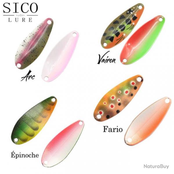 Leurre Cuillre Ondulante Sico Lure Spoon 7G Epinoche