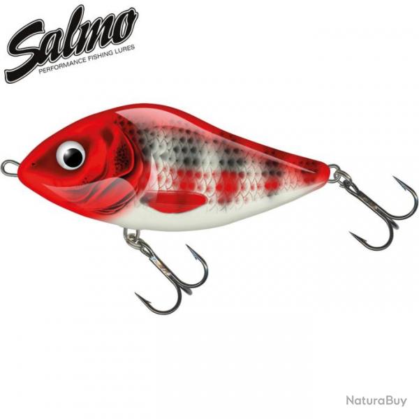 Leurre Slider Sinking Salmo 12cm Red head striper