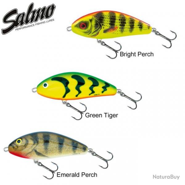 Leurre Fatso Floating Salmo 10cm Emerald perch