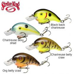 Leurre Crank Pro-Model Strike King Series 1 6.5cm Chartreuse sexy shad