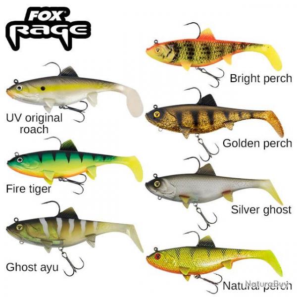 Leurre Replicant Fox Rage wobble 55g UV 14cm UV Original Roach