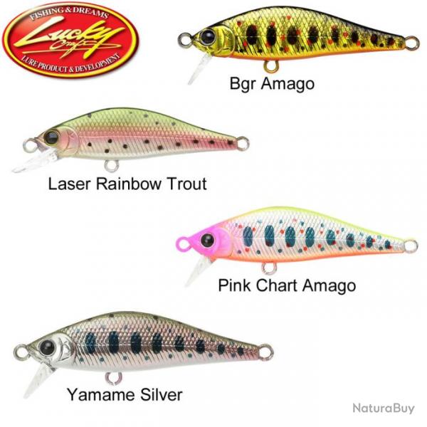 Leurre Lucky Craft Pointer 50S - 5cm Laser rainbow trout