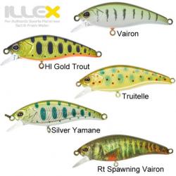 Leurre Flat Tricoroll Illex 55 S - 5,5cm Hl Gold Trout