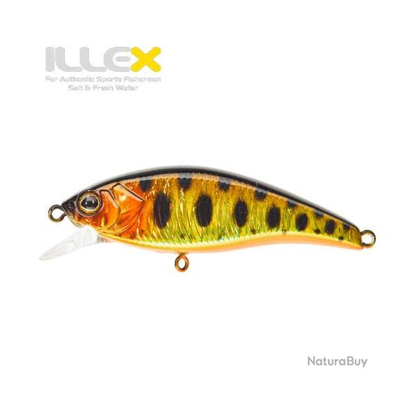 Leurre Flat Tricoroll Illex 55 S - 5,5cm Hl Gold Trout